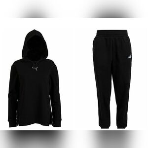 Puma Black Hoodie and Joggers Set